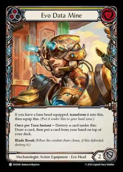 Evo Data Mine YELLOW EVO046 - Bright Lights - Flesh and blood card