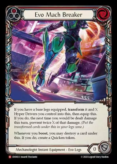 Evo Mach Breaker RED EVO033 - Bright Lights - Flesh and blood card