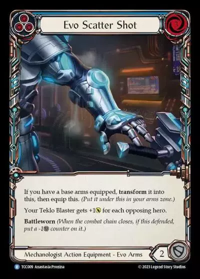 Evo Scatter Shot BLUE TCC009 - Round the Table: TCC x LSS - Flesh and blood card