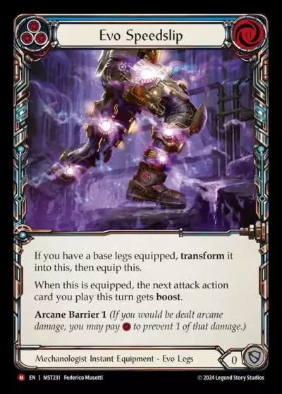 Evo Speedslip BLUE MST231 - Part the Mistveil - Flesh and blood card