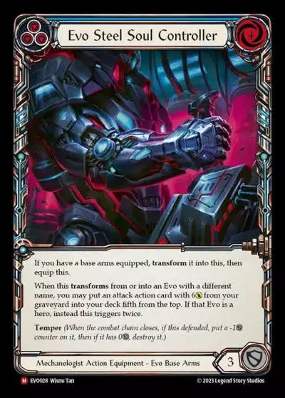 Evo Steel Soul Controller BLUE EVO028 - Bright Lights - Flesh and blood card