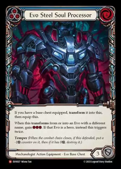 Evo Steel Soul Processor BLUE EVO027 - Bright Lights - Flesh and blood card