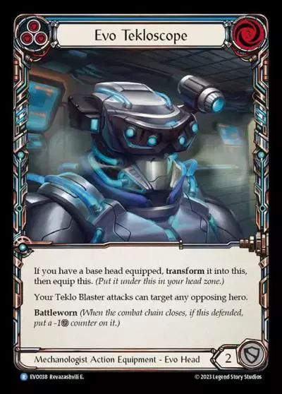 Evo Tekloscope BLUE EVO038-CF - Bright Lights - Flesh and blood card