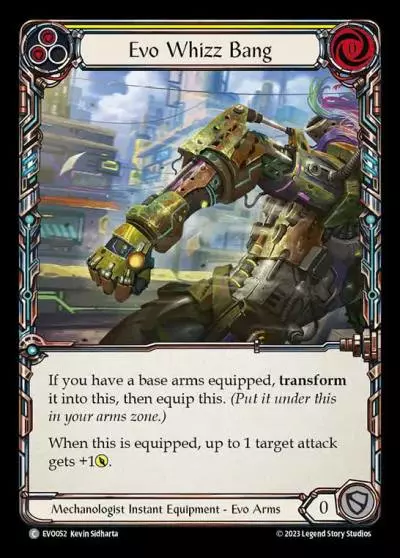 Evo Whizz Bang YELLOW EVO052 - Bright Lights - Flesh and blood card