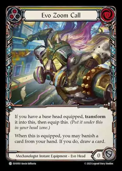Evo Zoom Call YELLOW EVO050 - Bright Lights - Flesh and blood card
