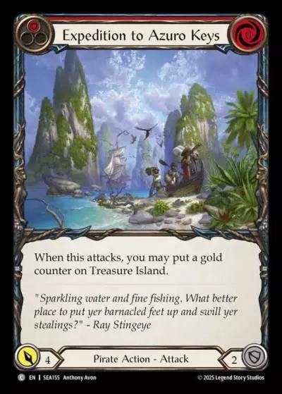 Expedition to Azuro Keys RED SEA155 - High Seas - Flesh and blood card