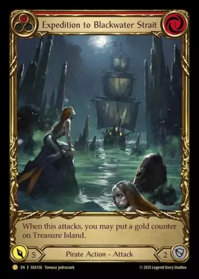 Expedition to Blackwater Strait RED SEA156-TP - High Seas - Treasure Pack - Flesh and blood card