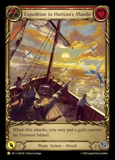 Expedition to Horizon's Mantle RED SEA158-TP - High Seas - Treasure Pack - Flesh and blood card