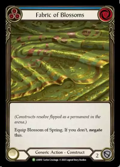 Fabric of Blossoms BLUE LSS010-CF - Cosplay - 2023 - Flesh and blood card