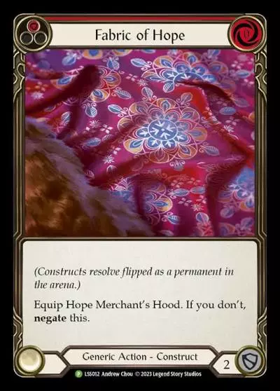 Fabric of Hope RED LSS012-CF - Cosplay - 2024 - Flesh and blood card