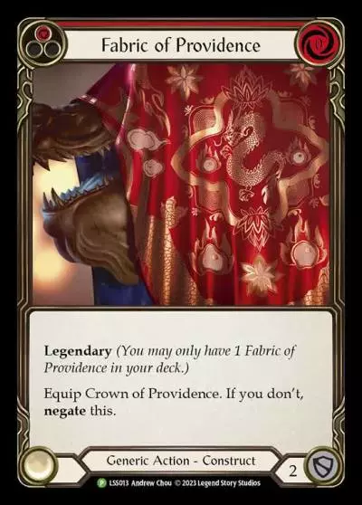 Fabric of Providence RED LSS013-CF - Cosplay - 2024 - Flesh and blood card