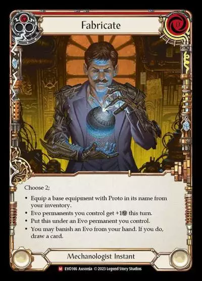 Fabricate RED EVO146 - Bright Lights - Flesh and blood card