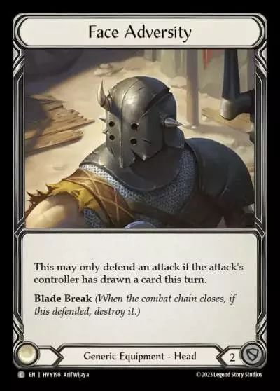 Face Adversity HVY198 - Heavy Hitters - Flesh and blood card