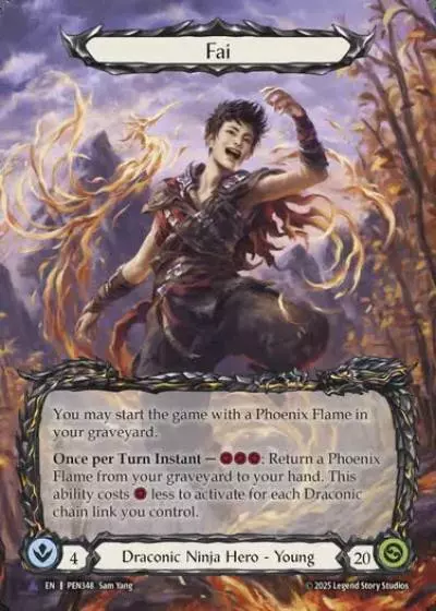 Fai PEN348-MV - Compendium of Rathe - Flesh and blood card
