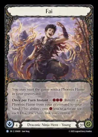 Fai SFA001 - Silver Age Chapter 2 - Fai - Flesh and blood card