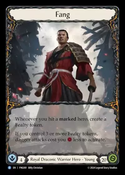 Fang FNG001-RF - The Hunted Blitz Deck - Fang - Flesh and blood card