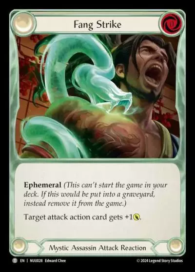 Fang Strike NUU028 - Nuu - Blitz Deck - Flesh and blood card