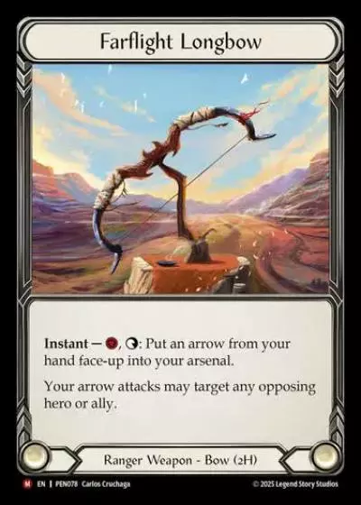 Farflight Longbow PEN078 - Compendium of Rathe - Flesh and blood card