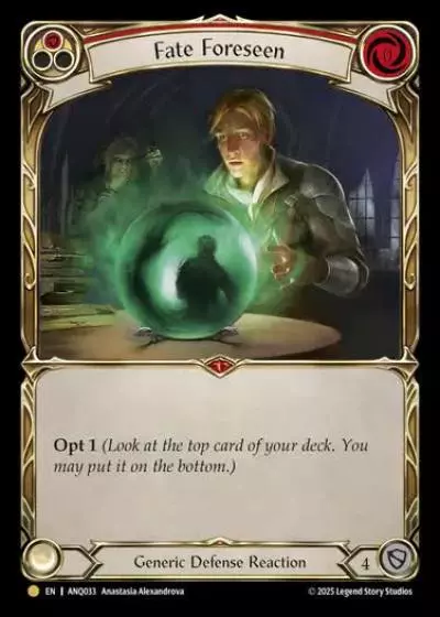 Fate Foreseen ANQ033 - Compendium of Rathe - Antiquity Pack - Flesh and blood card