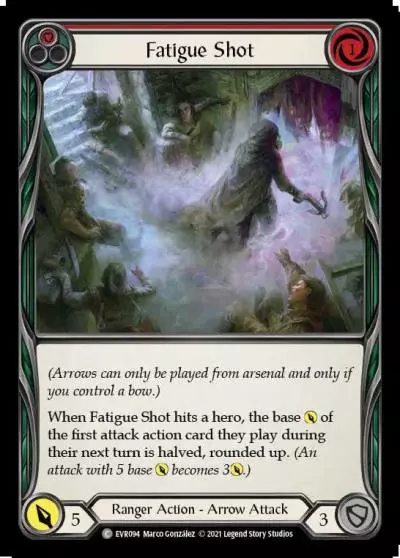 Fatigue Shot RED EVR094 - Everfest - Flesh and blood card