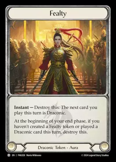 Fealty FNG028 - The Hunted Blitz Deck - Fang - Flesh and blood card