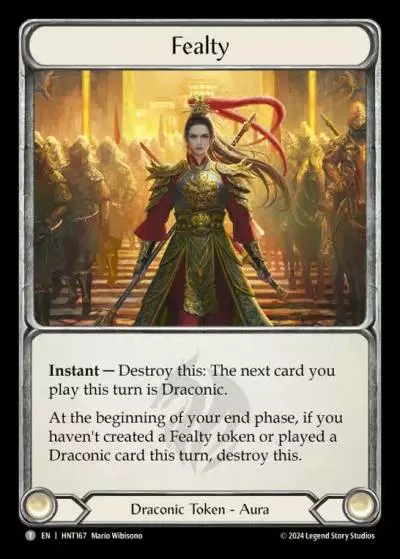 Fealty HNT167 - The Hunted - Flesh and blood card