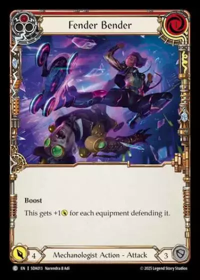 Fender Bender SDA013 - Silver Age Chapter 1 - Dash - Flesh and blood card
