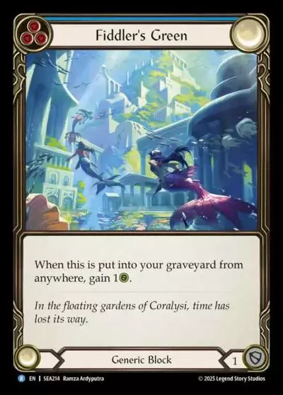 Fiddler's Green BLUE SEA214 - High Seas - Flesh and blood card