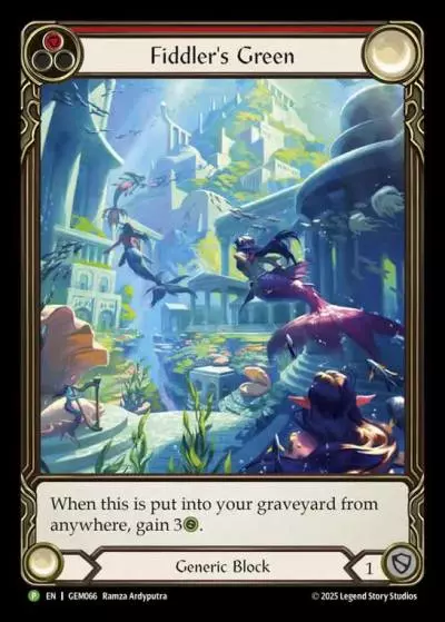 Fiddler's Green RED GEM066 - GEM - Pack 2 - Flesh and blood card