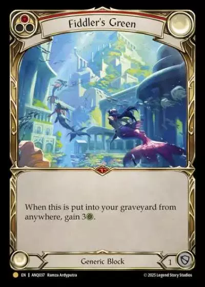 Fiddler's Green ANQ037 - Compendium of Rathe - Antiquity Pack - Flesh and blood card