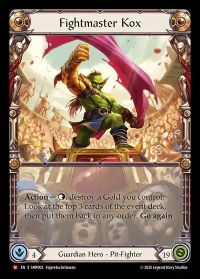Fightmaster Kox SMP003 - Smash Palace - Flesh and blood card