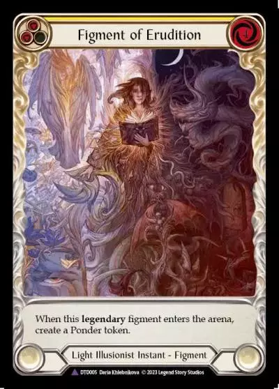 Figment of Erudition YELLOW DTD005-MV - Dusk till Dawn - Flesh and blood card