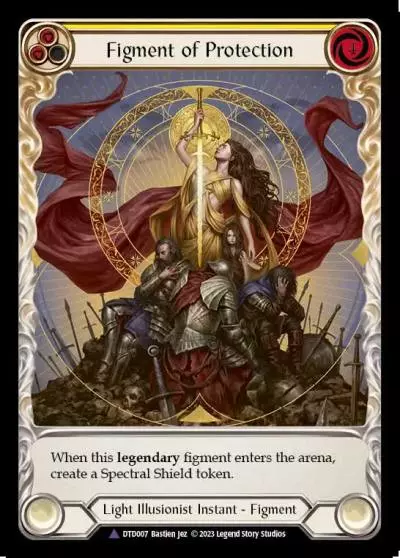 Figment of Protection YELLOW DTD007-MV - Dusk till Dawn - Flesh and blood card