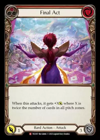 Final Act RED TCC057 - Round the Table: TCC x LSS - Flesh and blood card