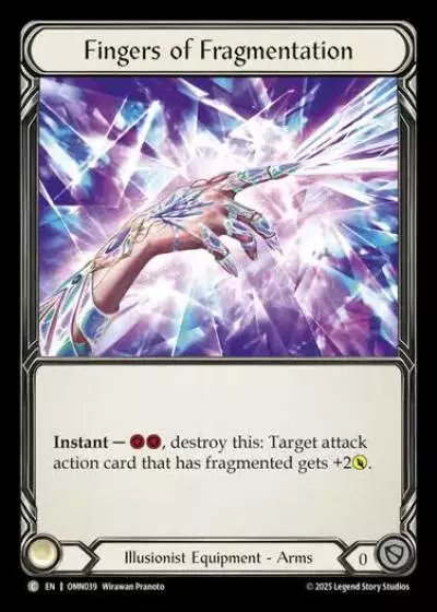 Fingers of Fragmentation OMN039 - Omens of the Third Age - Flesh and blood card