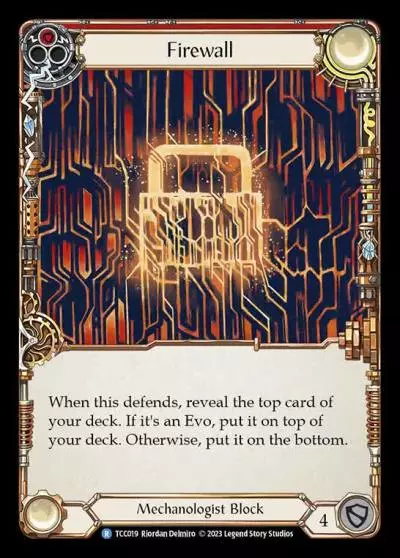 Firewall RED TCC019 - Round the Table: TCC x LSS - Flesh and blood card