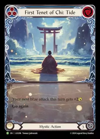 First Tenet of Chi: Tide BLUE LGS296-RF - Armory - Season 13 Nuu - Flesh and blood card
