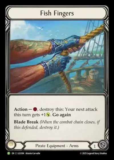 Fish Fingers LGS394-CF - Pre-release - High Seas - Flesh and blood card