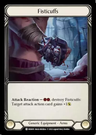 Fisticuffs BEN005 - Benji - Blitz Deck - Flesh and blood card
