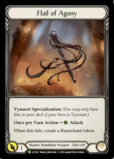 Flail of Agony LGS156-CF - Armory - Season 10 - Flesh and blood card