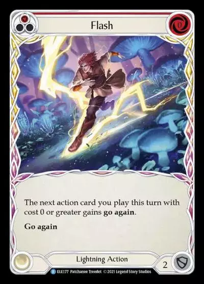Flash RED ELE177 - Tales of Aria - Flesh and blood card