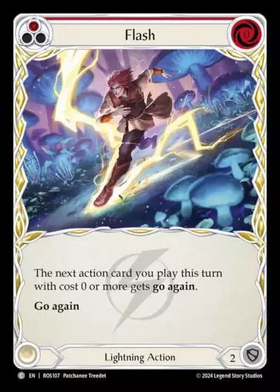 Flash RED ROS107 - Rosetta - Flesh and blood card
