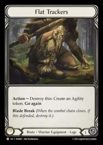 Flat Trackers RHI007 - Rhinar - Heavy Hitters Blitz Deck - Flesh and blood card