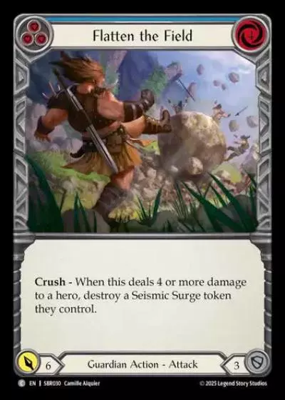 Flatten the Field SBR030 - Silver Age Chapter 1 - Bravo, Flattering Showman - Flesh and blood card