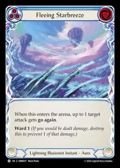 Fleeing Starbreeze OMN037 - Omens of the Third Age - Flesh and blood card
