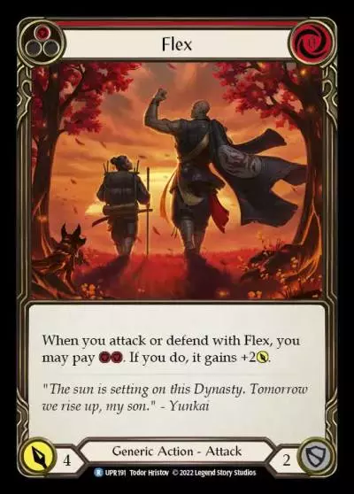 Flex RED UPR191 - Uprising - Flesh and blood card