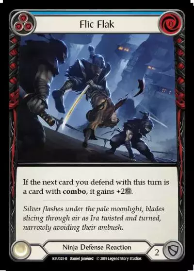 Flic Flak BLUE KSU025 - Katsu, the Wanderer - Hero Deck - Flesh and blood card