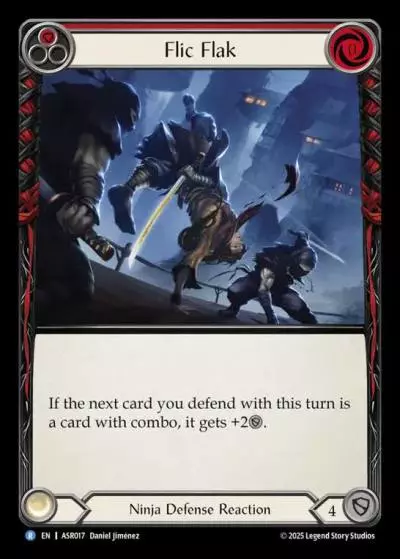 Flic Flak RED ASR017 - Armory Deck - Ira, Scarlet Revenger - Flesh and blood card