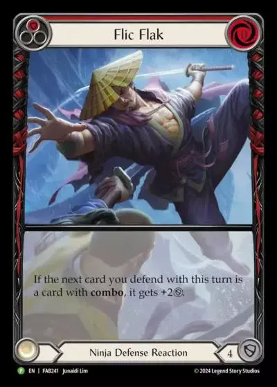 Flic Flak RED FAB241-RF - National Championship - 2024 - Flesh and blood card