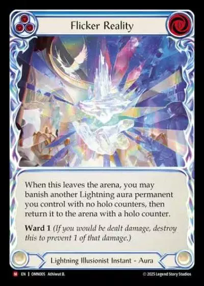 Flicker Reality OMN005 - Omens of the Third Age - Flesh and blood card